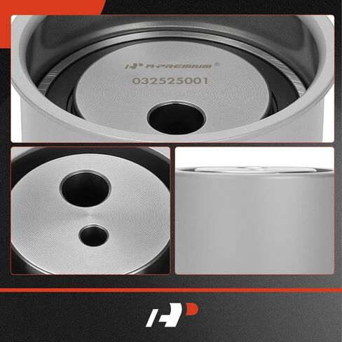 A-Premium Belt Idler Pulley Compatible with Hyundai Sonata 1999-2005, Santa Fe 2001-2009, Tucson 2005-2009, Tiburon 2003-2008 & Kia Optima 2001-2010, Sportage 2005-2010, Rondo 2007-2012, Magentis in Saudi Arabia