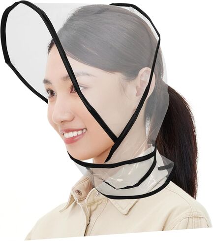 2pcs Rain Bonnet Visor Reusable Hair Rain Hats for Women Lightweight and Compact Design for Keeping Hairstyle Intact Weather Transparent in Saudi Arabia