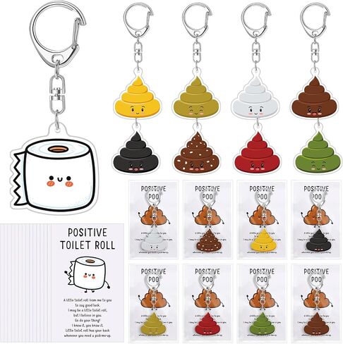 Landical Valentine Positive Keychains Gifts Bulk Thank You Animal Keychains with Emotional Cards for Office Employee Coworker in Saudi Arabia