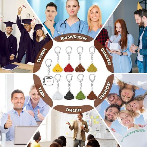 Landical Valentine Positive Keychains Gifts Bulk Thank You Animal Keychains with Emotional Cards for Office Employee Coworker in Saudi Arabia
