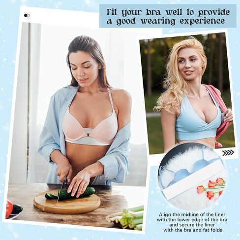 Toulite Cool Ice Silk Bra Liners for Sweat 10 Pcs 3 Layer Medium Washable Rectangle Cool Ice Silk Under Breasts Pads for Women Absorb Sweating, 18 x 3 Inches White for Summer in Saudi Arabia
