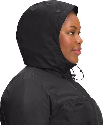 سترة أنتورا النسائية المقاومة للماء من THE NORTH FACE (مقاس قياسي وحجم كبير)، حجر نيلي، 2X in Saudi Arabia