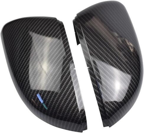 Cover Cap for VW Golf 6 MK6 GTI Rear View Rearview Mirror Housing Cover(CF pattern-2PCS) in Saudi Arabia