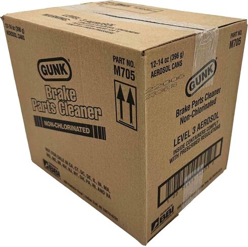 Gunk M705-12PK Non-Chlorinated Brake Cleaner - 14 oz, (Case of 12) in Saudi Arabia