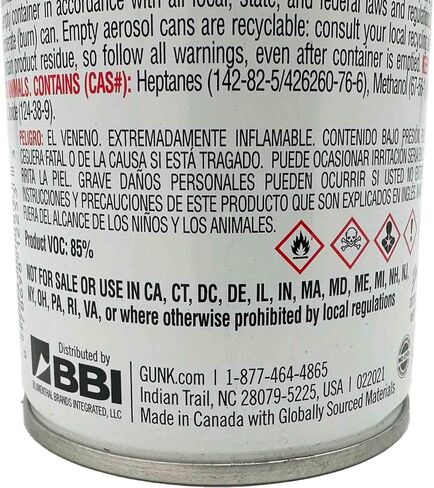 Gunk M705-12PK Non-Chlorinated Brake Cleaner - 14 oz, (Case of 12) in Saudi Arabia
