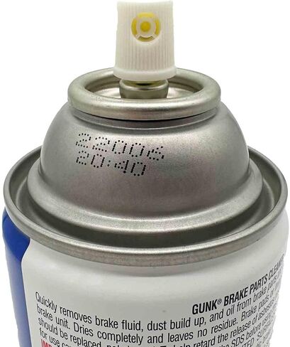 Gunk غير كلواني أجزاء الفرامل منظف (M710) ، علب 14 أوقية - Cleaner Case 12 Pack - رذاذ منظف الفرامل - منظف المحرك - علبة منظف الفرامل - Clean Clean Clean - Brake Prake Prake Prake in Saudi Arabia