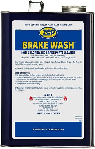 Zep Brake Wash Liquid غير كلواني منظف-1 جالون (حالة من 4) 50524-مزيج سريع المفعول ، غير كلواني ، مذيبات مذيبات in Kuwait
