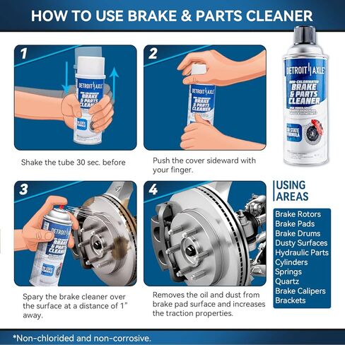محور ديترويت - زجاجة نظافة أجزاء الفرامل غير الكلورية in Kuwait