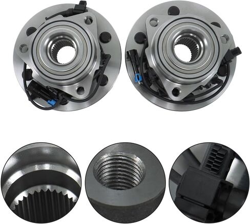 Pair of Front Wheel Bearing Hub Assembly 515093 Replacement for Hummer H3 2006-2010 Replacement for Hummer H3T 2009-2010 in Saudi Arabia