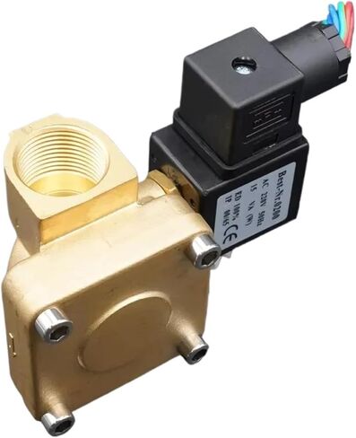 220V 24V صمام الماء ، صمام الملف اللولبي NBR مغلق/مفتوح عادة ، ارتفاع درجة الحرارة ، صمامات ضاغط الهواء G1/2 "3/4" 1 "(DN25 مفتوحة عادة ، AC220V) in Kuwait