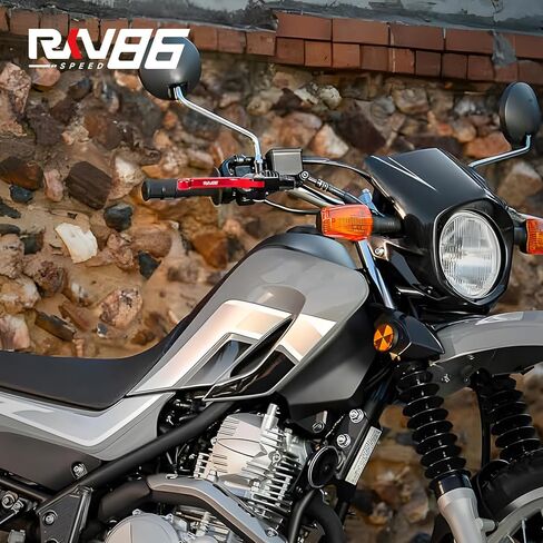 RKV86 Motorcycle Brake Clutch Levers Adjustable for Honda Rebel CMX 300 500 2017-2022 Fury 2009-2018 VT750 2010-2019 NC750S NC750X 2014-2015 CB500F CB500X CBR500R 2022-2023 (Titanium) in Kuwait