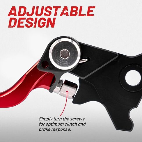 RKV86 Motorcycle Brake Clutch Levers Adjustable for Honda Rebel CMX 300 500 2017-2022 Fury 2009-2018 VT750 2010-2019 NC750S NC750X 2014-2015 CB500F CB500X CBR500R 2022-2023 (Titanium) in Kuwait