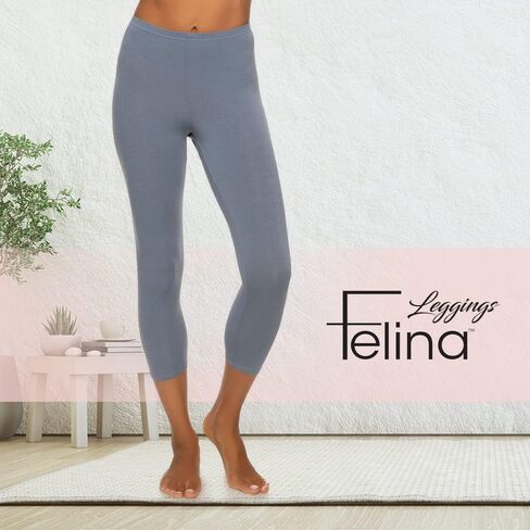 فيلينا | القطن Modal Capri Leggings 2-Pack | خفيف الوزن وناعم in Saudi Arabia