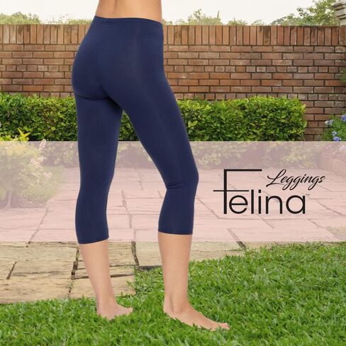 فيلينا | القطن Modal Capri Leggings 2-Pack | خفيف الوزن وناعم in Saudi Arabia