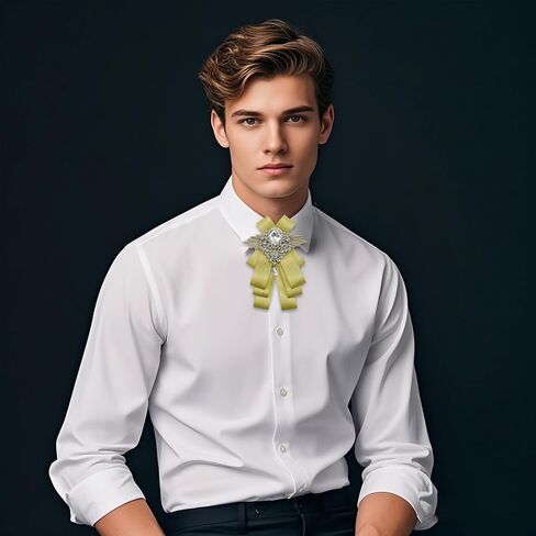 علاقات البوق المتألقة للرجال والنساء الكبير راينستون القوس التعادل الساتان الشريط bowtie لبدلة tuxedo حفلة المساء in Saudi Arabia