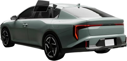 Precut Windows Tint Film All Sides Cars Sun Blocking Protection Privacy Anti Shatter Glass 2 Ply Film Any Tint Shade kit for KIA K4 2025 in Kuwait
