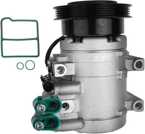 ضاغط مع القابض لـ Hyundai لللكنة 2001-2005 12V Tangent Mount Mount Type 4.88-Pulley Pays (In) L4 1.6L-Legine 9770125100 97701-25100 in Saudi Arabia