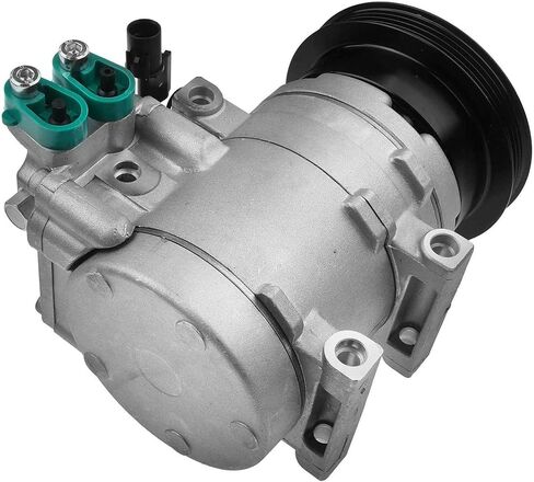 ضاغط مع القابض لـ Hyundai لللكنة 2001-2005 12V Tangent Mount Mount Type 4.88-Pulley Pays (In) L4 1.6L-Legine 9770125100 97701-25100 in Saudi Arabia