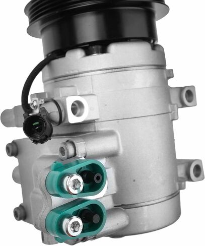 ضاغط مع القابض لـ Hyundai لللكنة 2001-2005 12V Tangent Mount Mount Type 4.88-Pulley Pays (In) L4 1.6L-Legine 9770125100 97701-25100 in Saudi Arabia