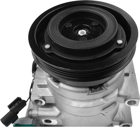 ضاغط مع القابض لـ Hyundai لللكنة 2001-2005 12V Tangent Mount Mount Type 4.88-Pulley Pays (In) L4 1.6L-Legine 9770125100 97701-25100 in Saudi Arabia