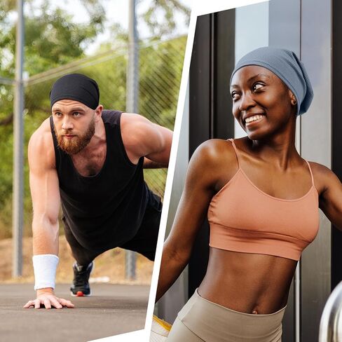 JenPen Cooling Skull Cap for Men Women, Breathable Summer Beanie Sweat Wicking Head Wrap for Running Cycling Sun Protection in Kuwait