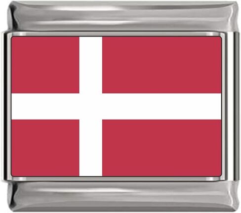 Denmark Flag Italian Charm in Kuwait