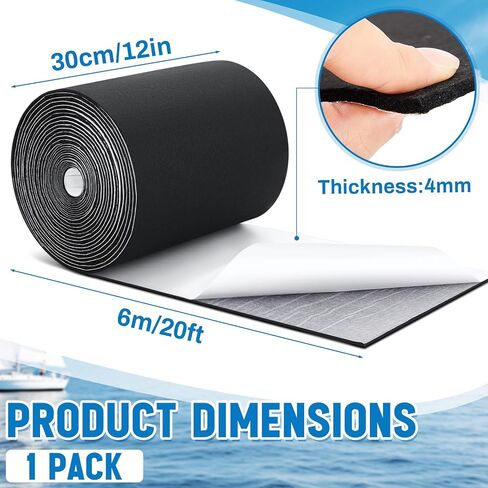 12in x 32ft Grey Boat Trailer Bunk Carpet with Adhesive, Marine Outdoor Polyester Marine Bunk Carpet for Boats Trailers and Ramps in Saudi Arabia