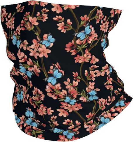 Rose Neck Gaiter for Men Women Seamless Bandana Fashion Face Scarf Mask Headwear Warmer Balaclava Head Wrap in Saudi Arabia