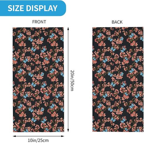 Rose Neck Gaiter for Men Women Seamless Bandana Fashion Face Scarf Mask Headwear Warmer Balaclava Head Wrap in Saudi Arabia