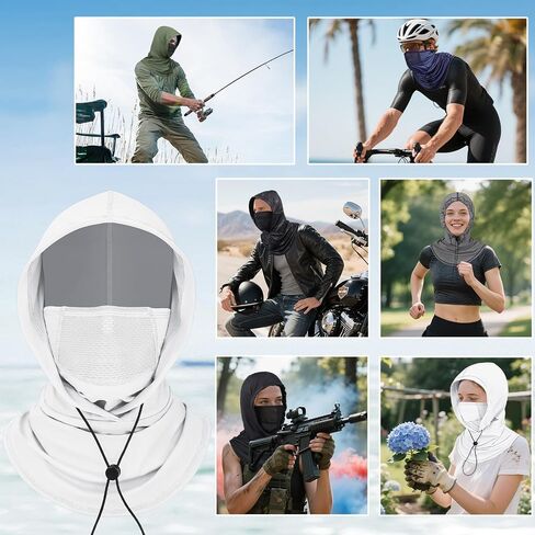 GXCROR Cooling Breathable Balaclava Face Mask Sun UV Protection Hood Shiesty Mask for Cycling Fishing Running in Kuwait