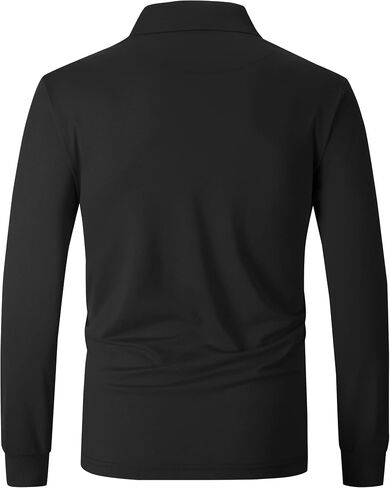 SWISSWELL Long Sleeve Polo Shirts for Men collared Performance Golf Shirts Casual Workwear Office in Saudi Arabia