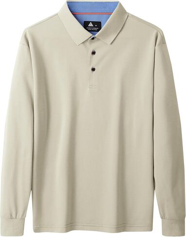 SWISSWELL Long Sleeve Polo Shirts for Men collared Performance Golf Shirts Casual Workwear Office in Saudi Arabia