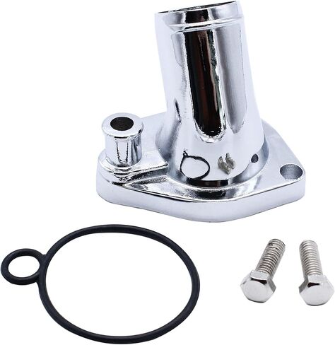 45 Degree Water Neck Thermostat Housing for SBF Small Block Ford 260 289 302 347 351W-BLACK in Kuwait