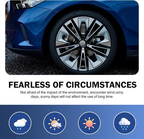 4 PCS Car Wheel Center Caps, 60MM/2.36In OD 56MM/2.2In ID, ABS Snap-in Vehicle Rim Hub Caps, Anti-Falling Rust-Proof Wheel Hub Decoration, Universal for SUV, Sedan, Truck(Silver) in Saudi Arabia