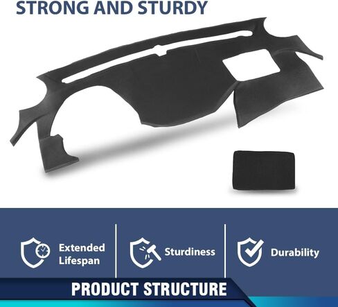 PIT66 Dash Bezel Cover Black Compatible with Hyundai Sonata 2011-2014 Dashboard Cover in Kuwait