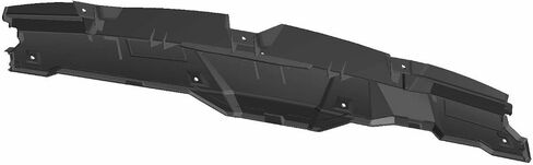 Polaris Ranger Panel Dash, Upper, Gloss Black, Genuine OEM Part 5451009-070, Qty 1 in Saudi Arabia