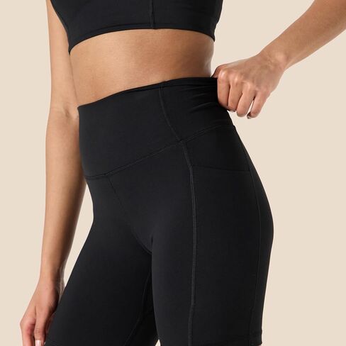 Amazon Essentials Formflex Formflex Buttery Soft High Weist 7 "شورتات راكب الدراجة النارية مع جيوب in Saudi Arabia