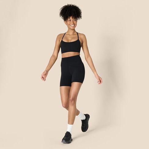 Amazon Essentials Women's Active FormFlex Buttery Soft High Waist 5" Yoga Biker Shorts in Saudi Arabia