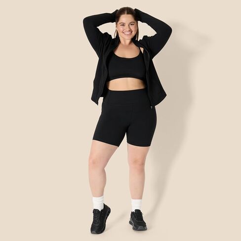 Amazon Essentials Women's Active FormFlex Buttery Soft High Waist 7" Yoga Biker Shorts in Saudi Arabia