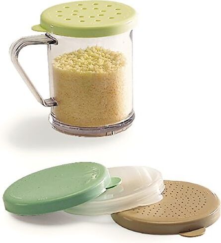 CFS 423030 Polycarbonate Parsley Shaker/Dredge with Lid, 1 Cup Capacity, Translucent in Saudi Arabia