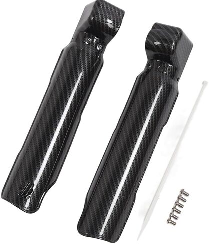 ASTIBYM 2PCS نمط ألياف الكربون نمط موتوكيدر شوكة واقي التعليق التوافق مع سورون لايت بي بي ، والآخر in Saudi Arabia