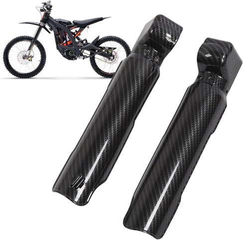 ASTIBYM 2PCS نمط ألياف الكربون نمط موتوكيدر شوكة واقي التعليق التوافق مع سورون لايت بي بي ، والآخر in Saudi Arabia