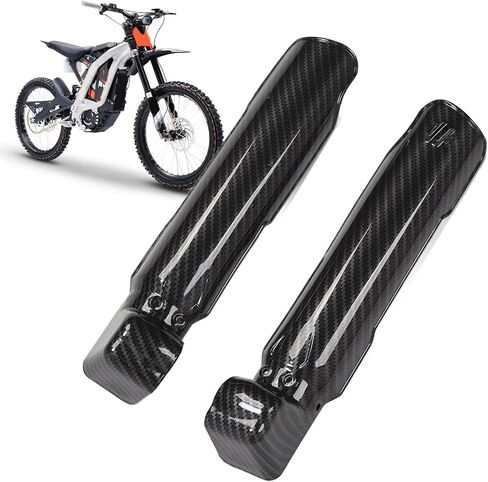 ASTIBYM 2PCS نمط ألياف الكربون نمط موتوكيدر شوكة واقي التعليق التوافق مع سورون لايت بي بي ، والآخر in Saudi Arabia