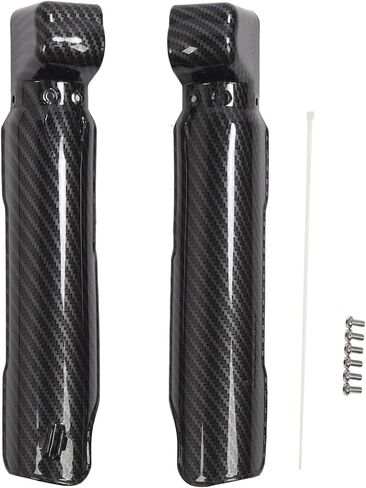 ASTIBYM 2PCS نمط ألياف الكربون نمط موتوكيدر شوكة واقي التعليق التوافق مع سورون لايت بي بي ، والآخر in Saudi Arabia