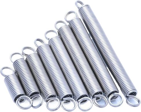 Mdingbao-Extension Springs Diameter Diameter 2.0mm 304 Stainless Stele O Ring Ring Reldback Tension Spring 304 SUS Cylindroid Coil Coil Springs ، قدرة تمتد جيدة (50 مم ، 15 مم) in Kuwait