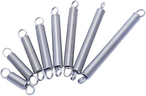 Mdingbao-Extension Springs Diameter Diameter 2.0mm 304 Stainless Stele O Ring Ring Reldback Tension Spring 304 SUS Cylindroid Coil Coil Springs ، قدرة تمتد جيدة (50 مم ، 15 مم) in Kuwait