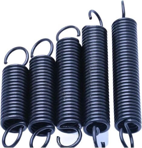 Mdingbao-Extension Springs Wire Diameter 0.8mm Tension Spring Expansion Springs Open Hook Spring Pullback Spring Length 20-60mm, 10pcs, Good Stretching Ability(40mm,8mm) in Kuwait