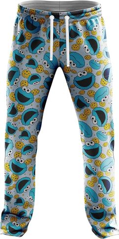 Sesame Street Mens Mense Lounge مجموعة مع تي شيرت ، صالة بانت وجورب بأحجام S-XL in Kuwait