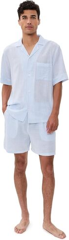 Eberjey Men's Nautico Short PJ Set in Saudi Arabia