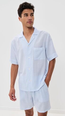 Eberjey Men's Nautico Short PJ Set in Saudi Arabia